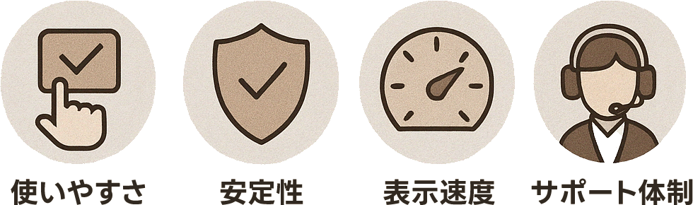 レンタルサーバーを選ぶ時のポイント